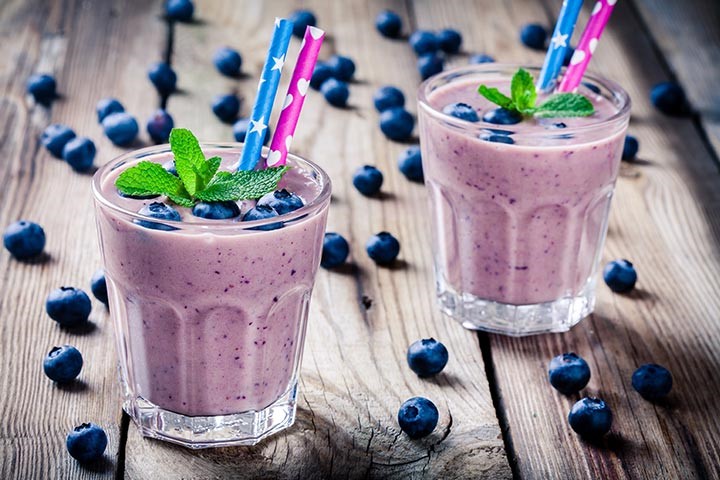 Blåbær smoothie