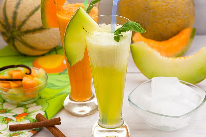 Honningmelon og agurk smoothie