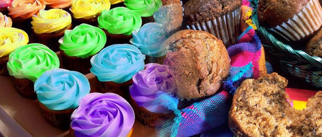 Hjemmelavede muffins Hjemmelavede muffins