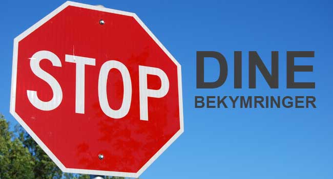 stop dine bekymringer